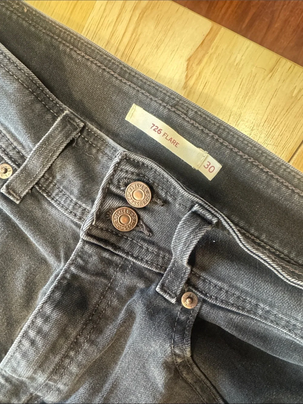 Levi’s High-Rise Black Flare Jeans for Women
